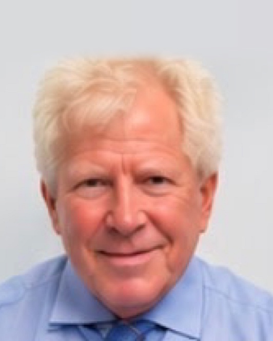 Portrait of Dr. David Celbrith in a light blue shirt